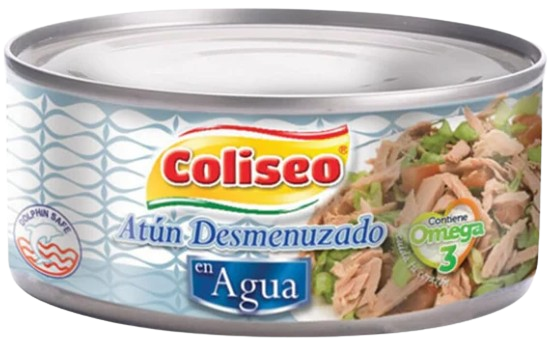 ATUN DESMENUZADO AGUA COLISEO 160GR