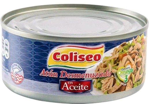 ATUN DESMENUZADO ACEITE COLISEO 160GR