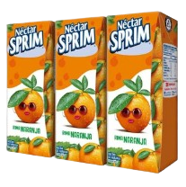 PACK 6unidades NECTAR SPRIM NARANJA 190ML