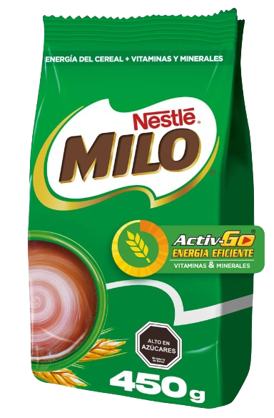 MILO SABORIZANTE BOLSA 450 GR