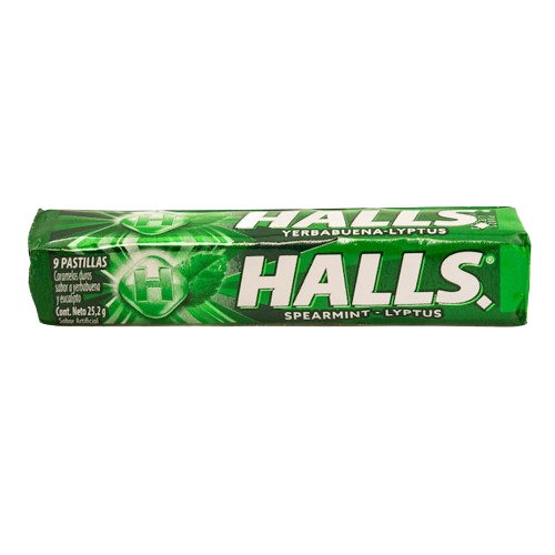 HALLS BARRA SPREARMINT-LYPTUS 25.2G