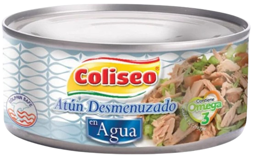 ATUN DESMENUZADO AGUA COLISEO 160GR