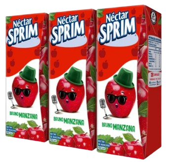 PACK 6unidades NECTAR SPRIM MANZANA 190ML
