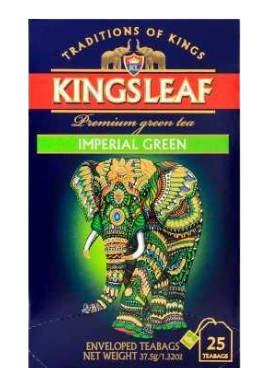 TE KINGSLEAF IMPERIAL GREEN 25BOLSAS