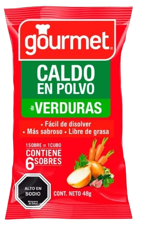 CALDO POLVO VERDURAS GOURMET 48GR