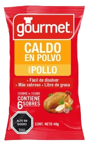 CALDO POLVO POLLO GOURMET 48GR